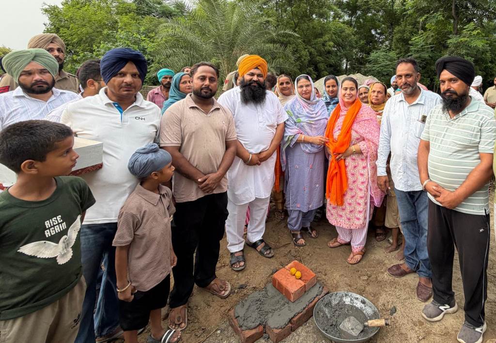 MLA Narinder Kaur Bharaj Starts Construction Work of Health and Wellness Centre at Cost of Rs 55 Lakh at Village Majhi